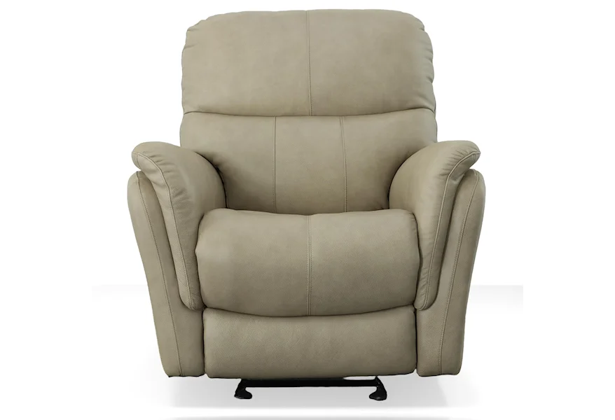 Club Level - Cary Glider Recliner by Bassett at Esprit Decor Home Furnishings